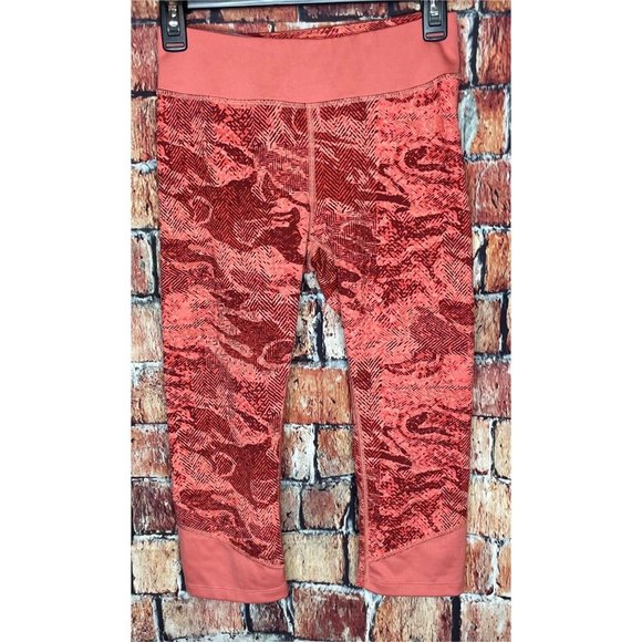 The North Face FlashDry Capri Crop Tight Leggings Women's Small Peach - Picture 1 of 3